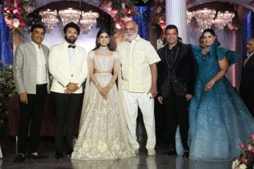 Celebrities at Actor Ashish and Advitha Wedding Reception